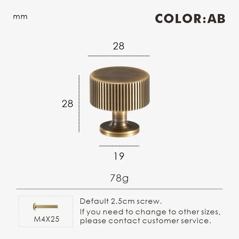 Claro Cabinet Knobs-Cabinet Handle-Ridorn