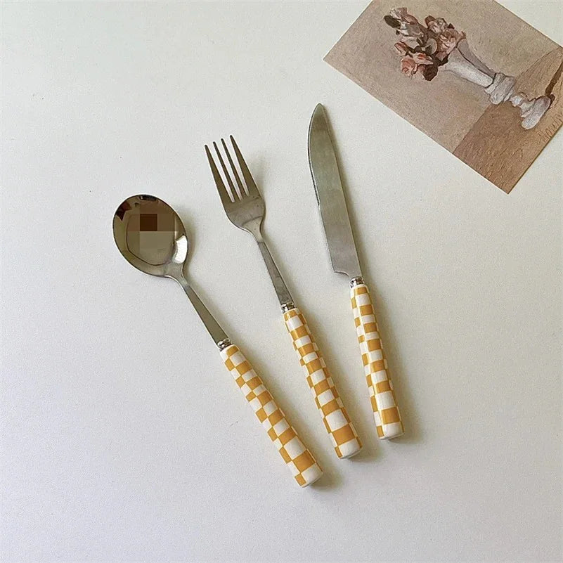 Claron Dessert Cutlery Set-Flatware Sets-Ridorn