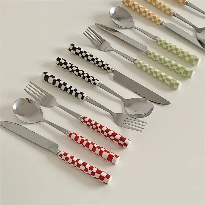 Claron Dessert Cutlery Set-Flatware Sets-Ridorn