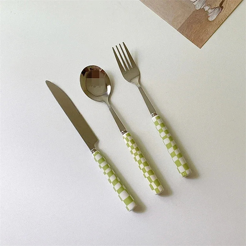 Claron Dessert Cutlery Set-Flatware Sets-Ridorn