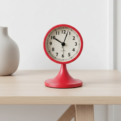 Classic Vintage Alarm Clock | Elegant Silent Quartz | Ridorn