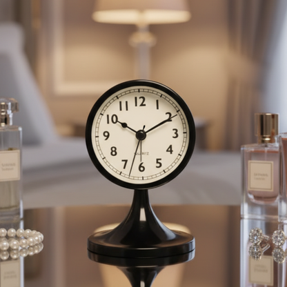 Classic Vintage Alarm Clock | Elegant Silent Quartz | Ridorn
