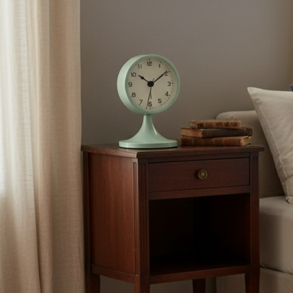 Classic Vintage Alarm Clock | Elegant Silent Quartz | Ridorn