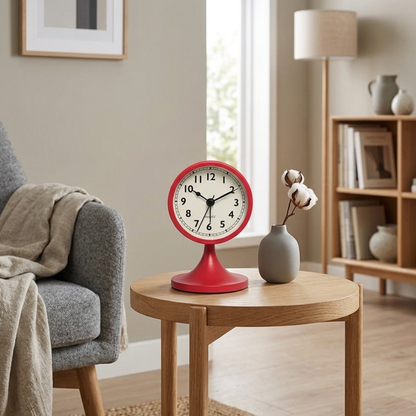 Classic Vintage Alarm Clock | Elegant Silent Quartz | Ridorn