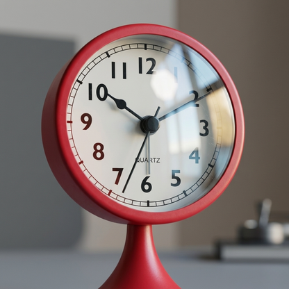 Classic Vintage Alarm Clock | Elegant Silent Quartz | Ridorn