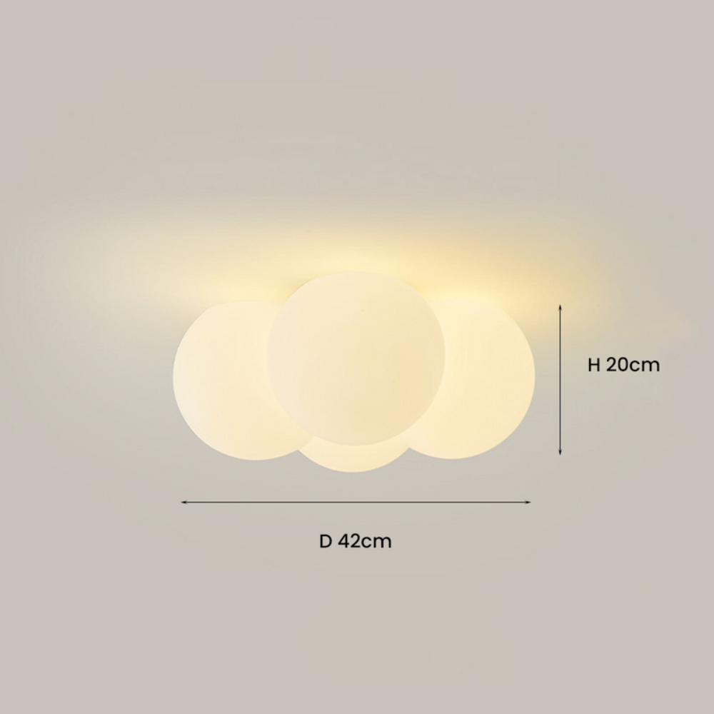 Modern Cloud-Shaped LED Ceiling Light for Stylish Spaces | Ridorn