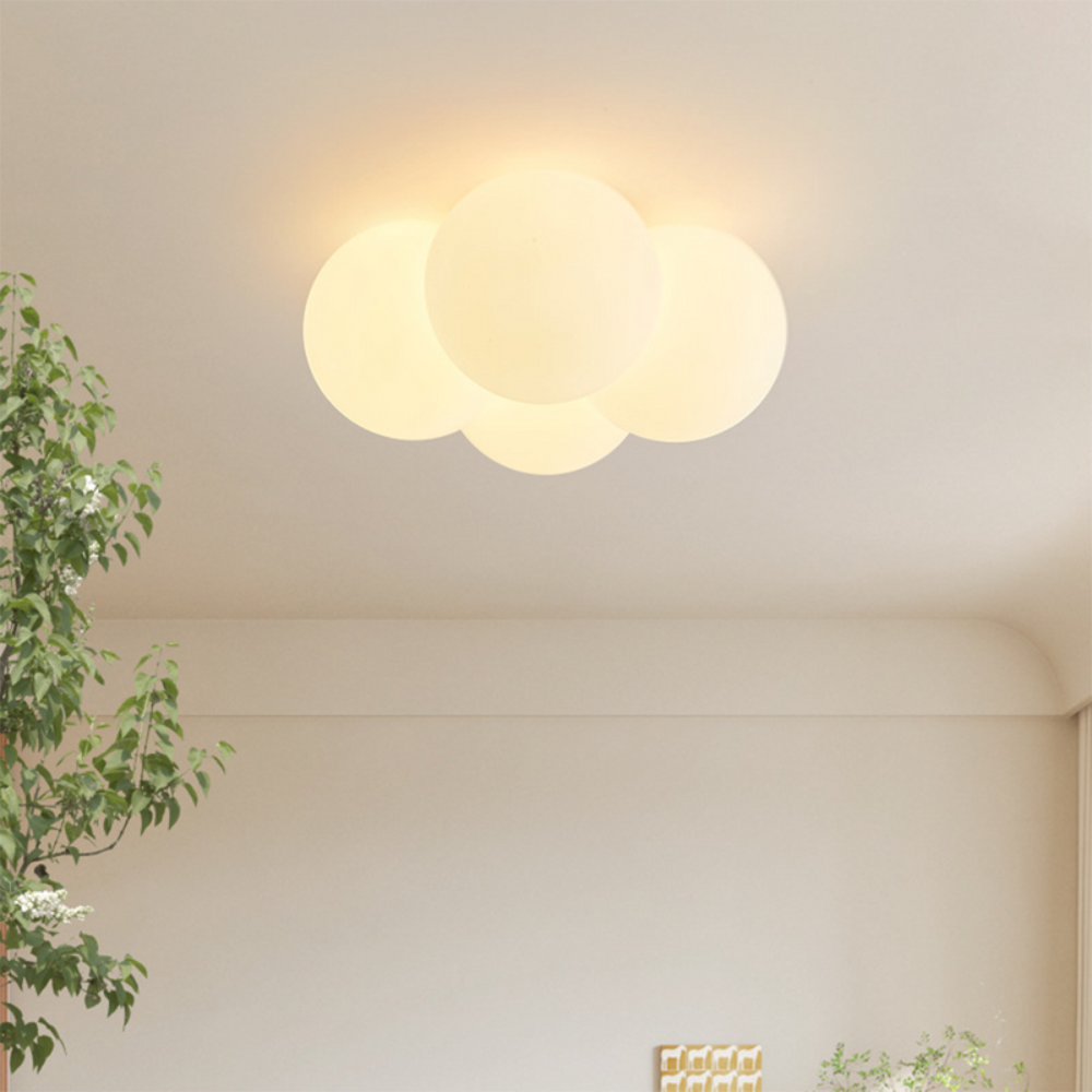 Modern cloud-shaped LED ceiling light for stylish interiors