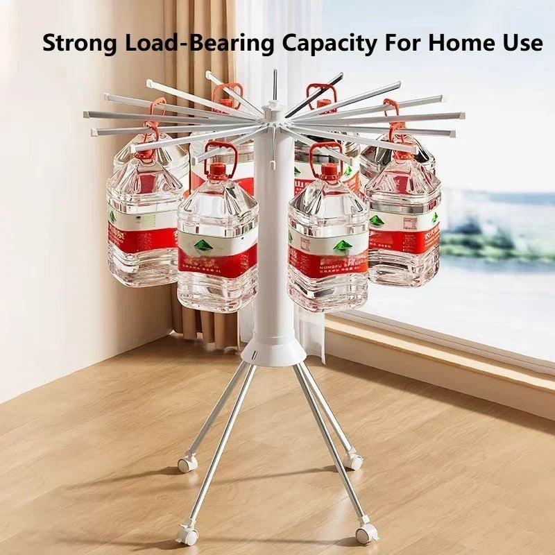 Collapsible Clothes Drying Rack, Space-Saving Foldable Laundry Airer for Indoor Use-Ridorn