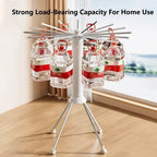 Collapsible Clothes Drying Rack, Space-Saving Foldable Laundry Airer for Indoor Use-Ridorn