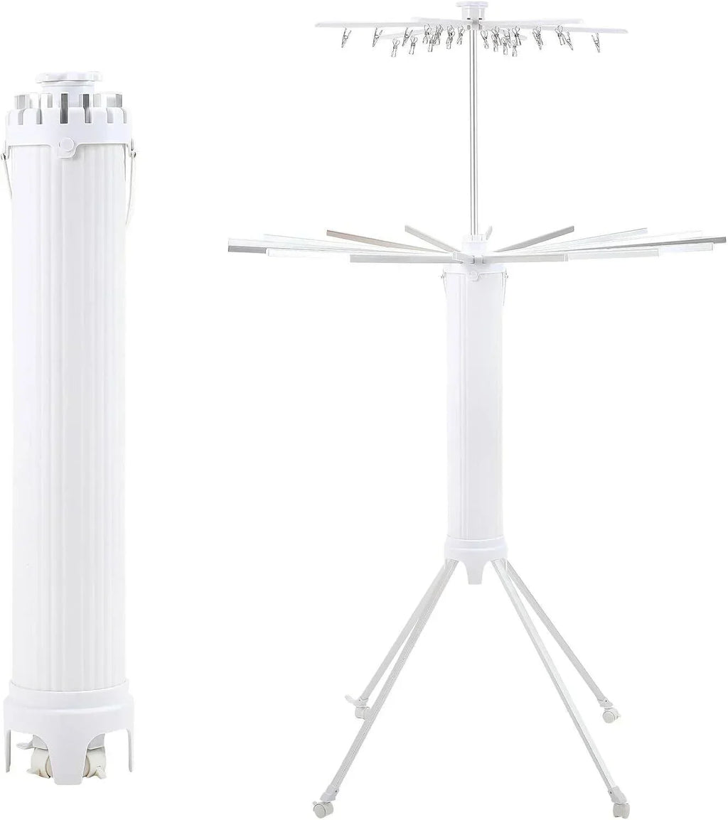 Collapsible Clothes Drying Rack, Space-Saving Foldable Laundry Airer for Indoor Use-Ridorn