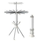 Collapsible Clothes Drying Rack, Space-Saving Foldable Laundry Airer for Indoor Use-Ridorn