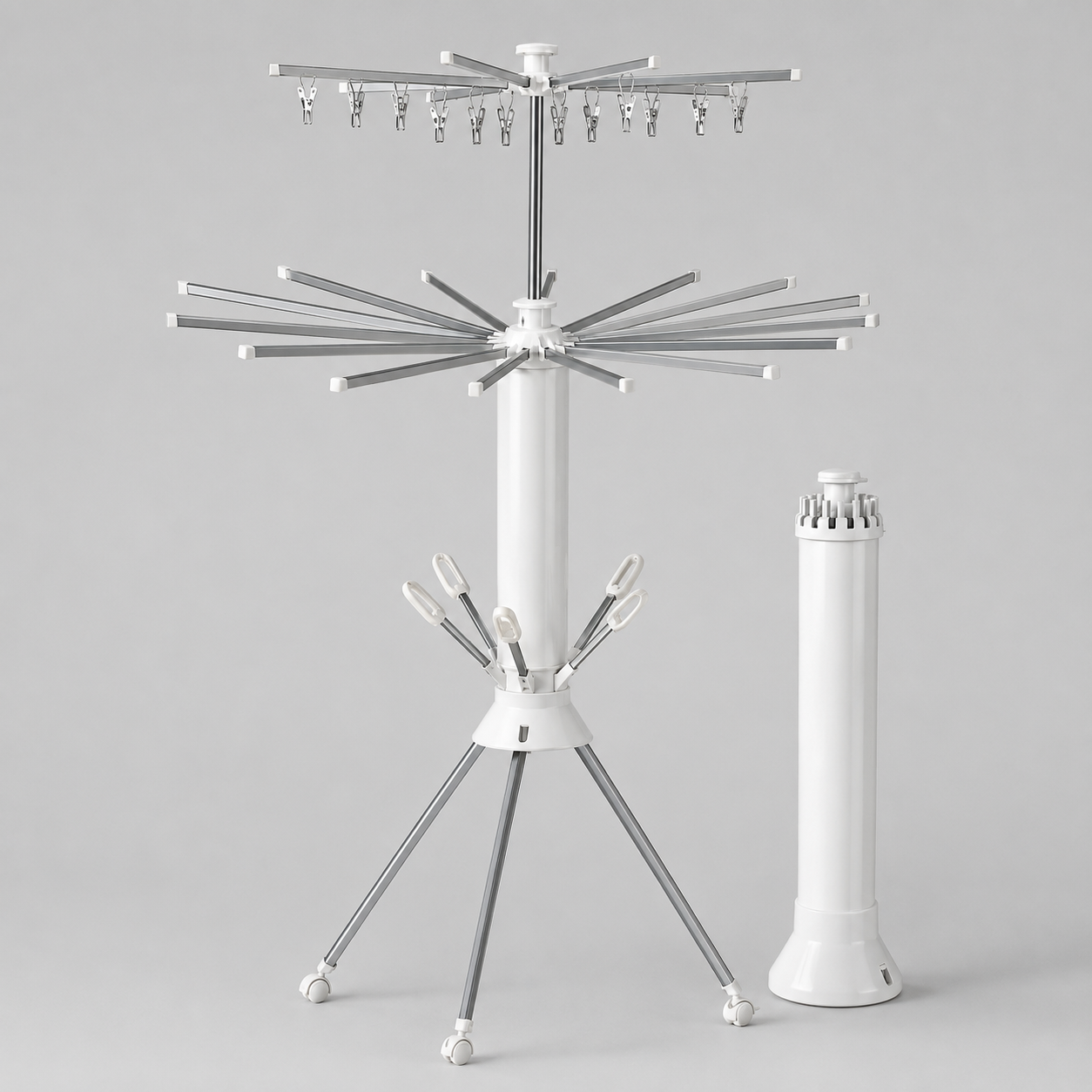 Collapsible Clothes Drying Rack, Space-Saving Foldable Laundry Airer for Indoor Use