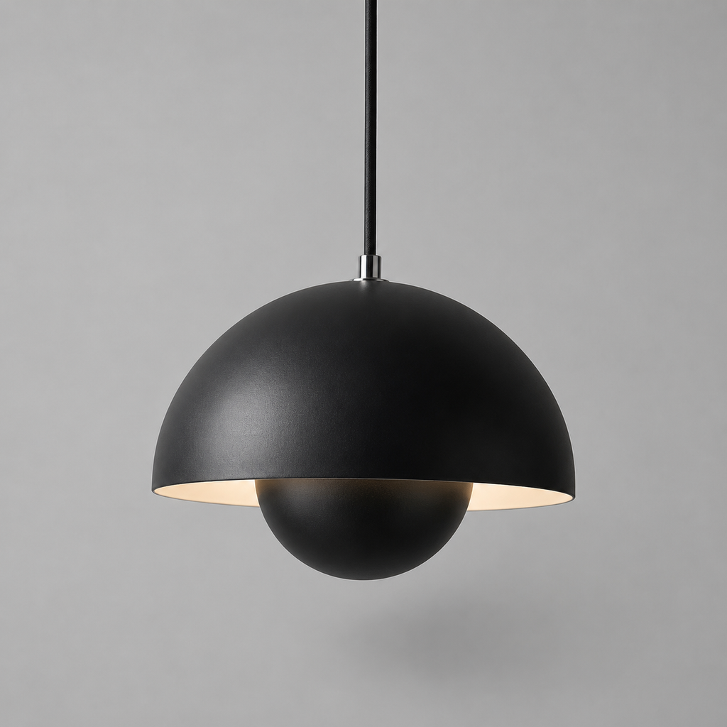 Colourful Half-Circle Chandelier – Modern Scandinavian Ceiling Light