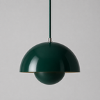 Colourful Half-Circle Chandelier – Modern Scandinavian Ceiling Light