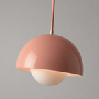 Colourful Half-Circle Chandelier – Modern Scandinavian Ceiling Light