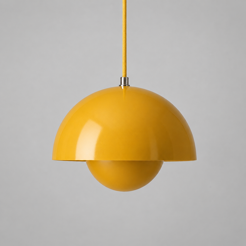 Colourful Half-Circle Chandelier – Modern Scandinavian Ceiling Light