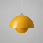 Colourful Half-Circle Chandelier – Modern Scandinavian Ceiling Light