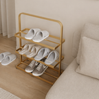 Contemporary 3-Tier Iron Shoe Rack for Stylish Home | Ridorn-Shoe Storage-Ridorn