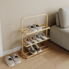 Contemporary 3-Tier Iron Shoe Rack for Stylish Home | Ridorn-Shoe Storage-Ridorn