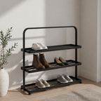 Contemporary 3-Tier Iron Shoe Rack for Stylish Home | Ridorn-Shoe Storage-Ridorn