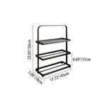 Contemporary 3-Tier Iron Shoe Rack for Stylish Home | Ridorn-Shoe Storage-Ridorn