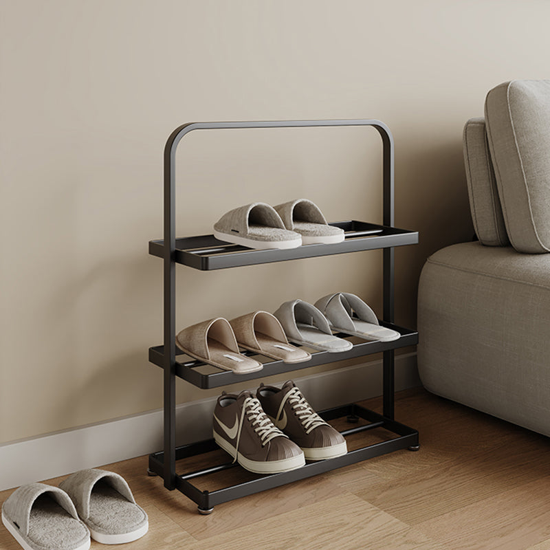 Contemporary 3-Tier Iron Shoe Rack for Stylish Home | Ridorn-Shoe Storage-Ridorn