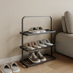 Contemporary 3-Tier Iron Shoe Rack for Stylish Home | Ridorn-Shoe Storage-Ridorn