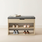 Contemporary 3-Tier Minimalist Shoe Storage Organizer in | Ridorn-Shoe Storage-Ridorn