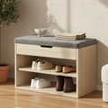 Contemporary 3-Tier Minimalist Shoe Storage Organizer front view