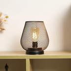 Contemporary Cordless Iron Mesh Lamp Set of 2 for Indoor & | Ridorn-Lamps-Ridorn