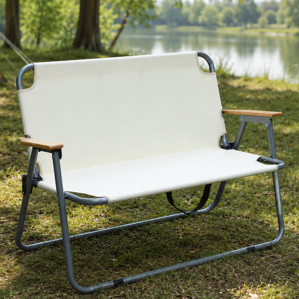 Contemporary Minimalist Folding Camping Chair with Backrest | Ridorn-Camping Chairs-Ridorn