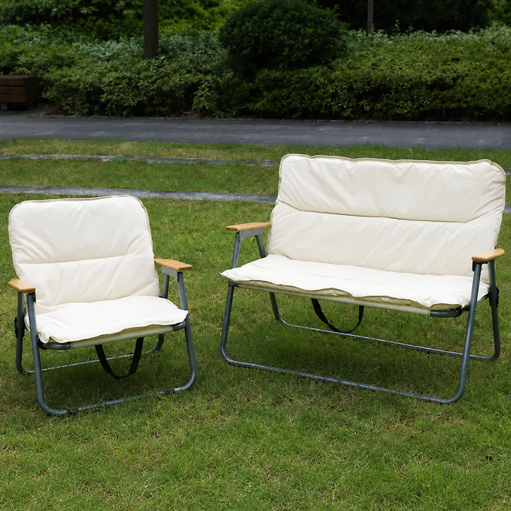 Contemporary Minimalist Folding Camping Chair with Backrest | Ridorn-Camping Chairs-Ridorn