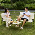 Contemporary Minimalist Folding Camping Chair with Backrest | Ridorn-Camping Chairs-Ridorn