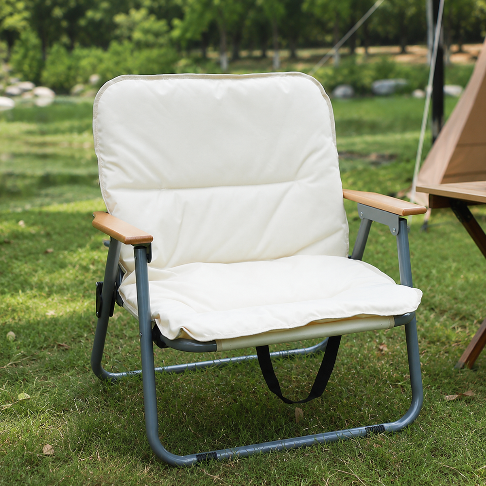 Contemporary Minimalist Folding Camping Chair with Backrest | Ridorn-Camping Chairs-Ridorn