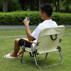 Contemporary Minimalist Folding Camping Chair with Backrest | Ridorn-Camping Chairs-Ridorn