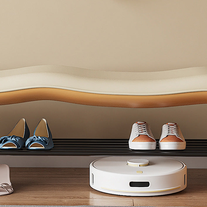 Contemporary Minimalist Shoe Bench with Storage and Metal | Ridorn-Benches-Ridorn