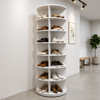 Contemporary Minimalist Shoe Storage Rack - 4 to 7 Tiers | Ridorn-Shoe Racks-Ridorn