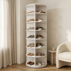 Contemporary Minimalist Shoe Storage Rack - 4 to 7 Tiers | Ridorn-Shoe Racks-Ridorn