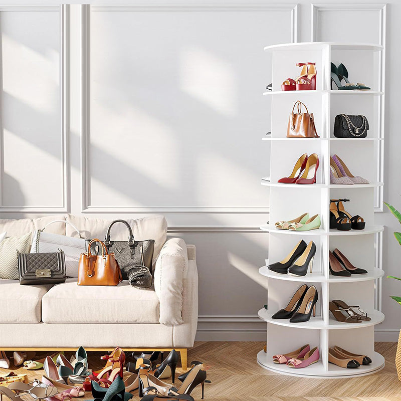 Contemporary Minimalist Shoe Storage Rack - 4 to 7 Tiers | Ridorn-Shoe Racks-Ridorn