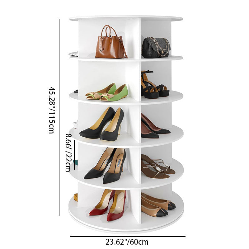 Contemporary Minimalist Shoe Storage Rack - 4 to 7 Tiers | Ridorn-Shoe Racks-Ridorn
