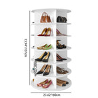 Contemporary Minimalist Shoe Storage Rack - 4 to 7 Tiers | Ridorn-Shoe Racks-Ridorn