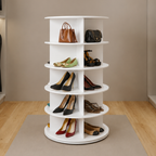 Contemporary Minimalist Shoe Storage Rack - 4 to 7 Tiers | Ridorn-Shoe Racks-Ridorn
