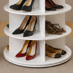 Contemporary Minimalist Shoe Storage Rack - 4 to 7 Tiers | Ridorn-Shoe Racks-Ridorn