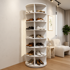 Contemporary Minimalist Shoe Storage Rack - 4 to 7 Tiers | Ridorn-Shoe Racks-Ridorn