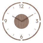 Contemporary Silent Wooden Wall Clock for Modern Spaces | Ridorn-Clocks-Ridorn
