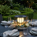 Contemporary Solar Lantern - Waterproof Dimmable LED for | Ridorn-Outdoor Lighting-Ridorn
