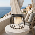 Contemporary Solar Lantern - Waterproof Dimmable LED for | Ridorn-Outdoor Lighting-Ridorn