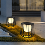 Contemporary Solar Lantern - Waterproof Dimmable LED for | Ridorn-Outdoor Lighting-Ridorn