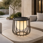 Outdoor waterproof solar lantern dimmable LED studio view
