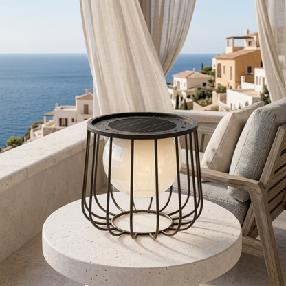 Contemporary Solar Lantern - Waterproof Dimmable LED for | Ridorn